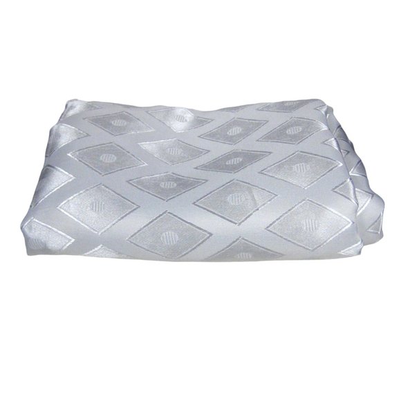 Prestige Tablecloth Polyester 145 x 350 cm Linen Diamond Pattern China - Picture 4 of 5